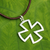 Men's sterling silver cross necklace, 'Crusaders' - Sterling Silver Cross Necklace for Men Jewelry