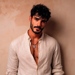 Men's sterling silver pendant necklace, 'Double Happiness' - Fair Trade Sterling Silver Necklace for Men Jewelry