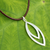 Men's sterling silver pendant necklace, 'Autonomous' - Artisan Crafted Sterling Silver Necklace for Men