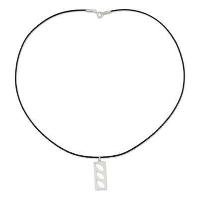 Artisan Crafted Sterling Silver Necklace for Men