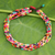 Holz-Torsade-Halskette, „Phuket Belle“ – handgefertigte Holzperlen-Halskette in Regenbogenfarben
