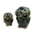 Celadon ceramic figurines, 'Little Green Owls' (pair) - Celadon Ceramic Figurines from Thailand (pair) thumbail