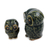 Figuritas de cerámica celadón, (par) - Figuras de cerámica Celadon de Tailandia (par)