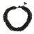 Wood torsade necklace, 'Chiang Rai Belle' - Dark Brown Torsade Necklace Wood Beaded Jewelry thumbail