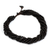 Holz-Torsade-Halskette, „Chiang Rai Belle“ – dunkelbraune Torsade-Halskette, Holzperlenschmuck