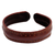 Men's leather cuff bracelet, 'Solar Soul' - Fair Trade Leather Cuff Bracelet for Men thumbail