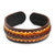 Men's leather cuff bracelet, 'Desert Warrior' - Artisan Crafted Leather Cuff Bracelet for Men (image 2a) thumbail
