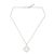 Sterling silver pendant necklace, 'Kaleidoscope Heart' - Fair Trade Sterling Silver Necklace thumbail