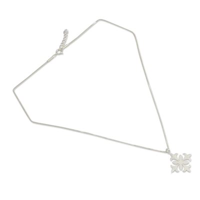 Halskette mit Anhänger aus Sterlingsilber, „Siam Goth“ – handgefertigte Halskette aus Sterlingsilber