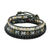 Multi-gemstone wrap bracelet, 'The Season' - Onyx Jasper Agate Silver Wrap Bracelet Artisan Crafted thumbail