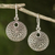 Sterling silver dangle earrings, 'Energized' - Modern Silver Dangle Earrings from Thailand