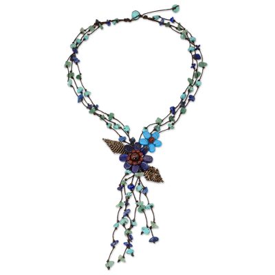 Lapis Lazuli Necklace Handcrafted Jewelry