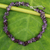 Amethyst and garnet beaded necklace, 'Heaven's Gift' - Thai Handmade Amethyst Necklace with Garnet Clusters (image 2) thumbail