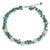 Cultured pearl beaded necklace, 'Heaven's Gift' - Handmade Pearl and Calcite Beaded Necklace thumbail