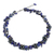 Lapis lazuli and cultured pearl beaded necklace, 'Heaven's Gift' - Thai Handmade Lapis Lazuli Necklace with Pearl Clusters (image 2b) thumbail