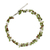 Cultured pearl and peridot beaded choker, 'Luscious Chic' - Hand Knotted Pearl Peridot and Unakite Choker Necklace (image 2b) thumbail
