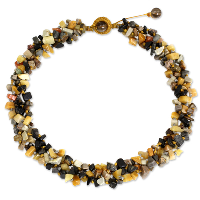 Artisan Crafted Necklace Jasper Beaded Jewelry