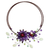 Amethyst and aventurine flower necklace, 'Lilac Sonata' - Amethyst and Aventurine Flower Necklace (image 2a) thumbail