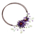 Amethyst and aventurine flower necklace, 'Lilac Sonata' - Amethyst and Aventurine Flower Necklace (image 2b) thumbail
