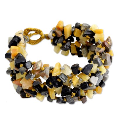Artisan Crafted Bracelet Jasper Beaded Jewelry