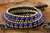 Quarz-Wickelarmband - Handgeknüpftes thailändisches Lila-Quarz-Armband mit Messingperlen
