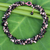 Onyx and rhodochrosite beaded necklace, 'Pink Black Flow' - Fair Trade Handcrafted Onyx Rhodochrosite Beaded Necklace (image 2) thumbail