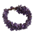 Amethyst beaded bracelet, 'Lilac Flow' - Handcrafted Amethyst Beaded Bracelet (image 2a) thumbail