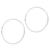 Sterling silver hoop earrings, 'Minimalist Cycle' - Artisan Crafted Sterling Silver Hoop Earrings thumbail