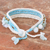 Quartz beaded wristband bracelet, 'Ice Dreams' - Quartz Crocheted Wristband Bracelet Artisan Jewelry