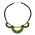 Jade collar necklace, 'Thai Goddess' - Handcrafted Jade Macrame Necklace (image 2a) thumbail