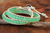 Quartz wrap bracelet, 'Verdant Breeze' - Thai Hand Knotted Green Quartz Wrap Bracelet thumbail