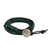 Serpentine wrap bracelet, 'Aegean' - Thai Hand Knotted Serpentine and Leather Wrap Bracelet