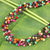Wood torsade necklace, 'Petchaburi Belle' - Artisan Crafted Multicolor Wood Beaded Torsade Necklace (image 2) thumbail