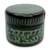 Lacquered wood box, 'Exotic Green Flora' - Handcrafted Lacquered Wood Round Decorative Box (image 2a) thumbail