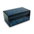 Lacquered wood box, 'Blue Thai Fantasy' - Floral Decorative Box in Handcrafted Lacquered Wood
