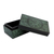 Caja de madera lacada - Caja Decorativa Lacada Verde sobre Negro