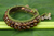 Rutilated quartz wristband bracelet, 'Daydreams' - Crocheted Wristband Bracelet with Multi Gemstones