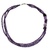 Amethyst beaded necklace, 'Lilac Sun' - Amethyst Beaded Necklace from Thailand (image 2a) thumbail