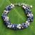 Cultured pearl and lapis lazuli beaded bracelet, 'Gracious Lady' - Handmade Bracelet with Lapis Lazuli and Pearls (image 2) thumbail
