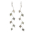 Labradorite dangle earrings, 'Lightning' - Modern Handcrafted Labradorite Dangle Earrings thumbail