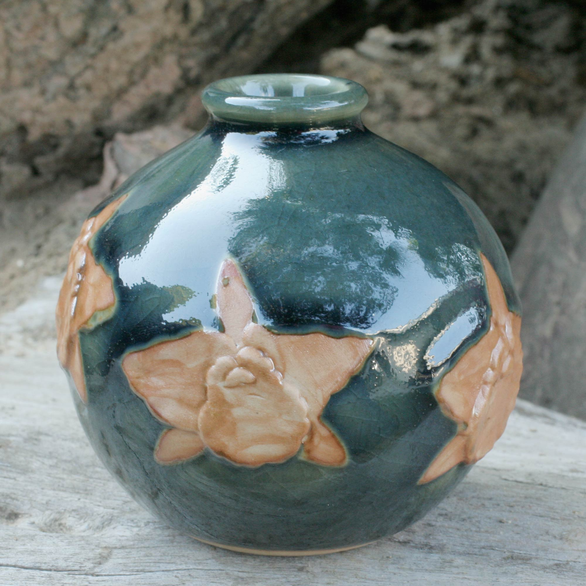 Jarrón cerámica alto Glaze