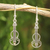 Sterling silver dangle earrings, 'Thai Violin' - Music Theme Sterling Silver Earrings thumbail