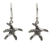Sterling silver dangle earrings, 'Ocean Angel' - Starfish Sterling Silver Dangle Earrings (image 2a) thumbail