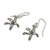 Sterling silver dangle earrings, 'Ocean Angel' - Starfish Sterling Silver Dangle Earrings (image 2b) thumbail