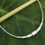 Sterling silver pendant necklace, 'Future Chic' - Artisan Crafted Sterling Silver Necklace (image 2) thumbail