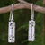 Sterling silver dangle earrings, 'Lanna Sonnet' - Thai Artisan Crafted Sterling Silver Hook Earrings thumbail