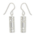 Sterling silver dangle earrings, 'Lanna Sonnet' - Thai Artisan Crafted Sterling Silver Hook Earrings (image 2a) thumbail