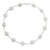 Cultured pearl station necklace, 'Mystic Moons' - Artisan Crafted Cultured Pearl Necklace