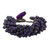 Wood beaded torsade bracelet, 'Nan Belle' - Purple Torsade Bracelet Wood Beaded Jewelry (image 2c) thumbail