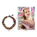 Wood torsade necklace, 'Trang Belle' - Multicolor Wood Beaded Artisan Crafted Necklace